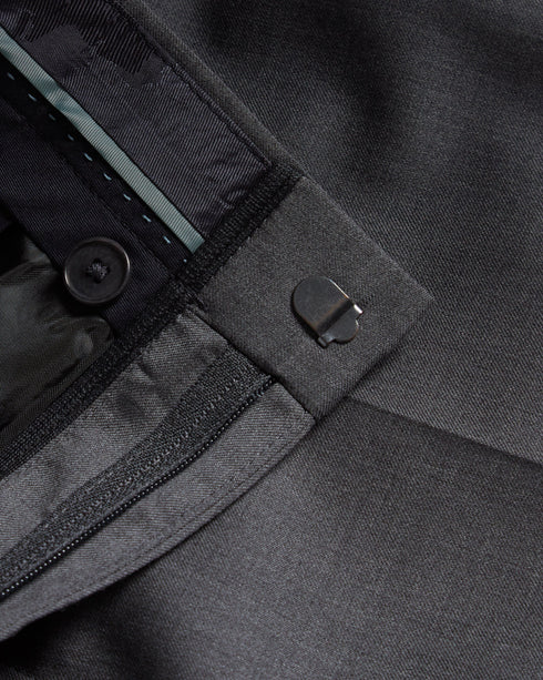 <P>Slim Charcoal Twill Suit Trouser</P>